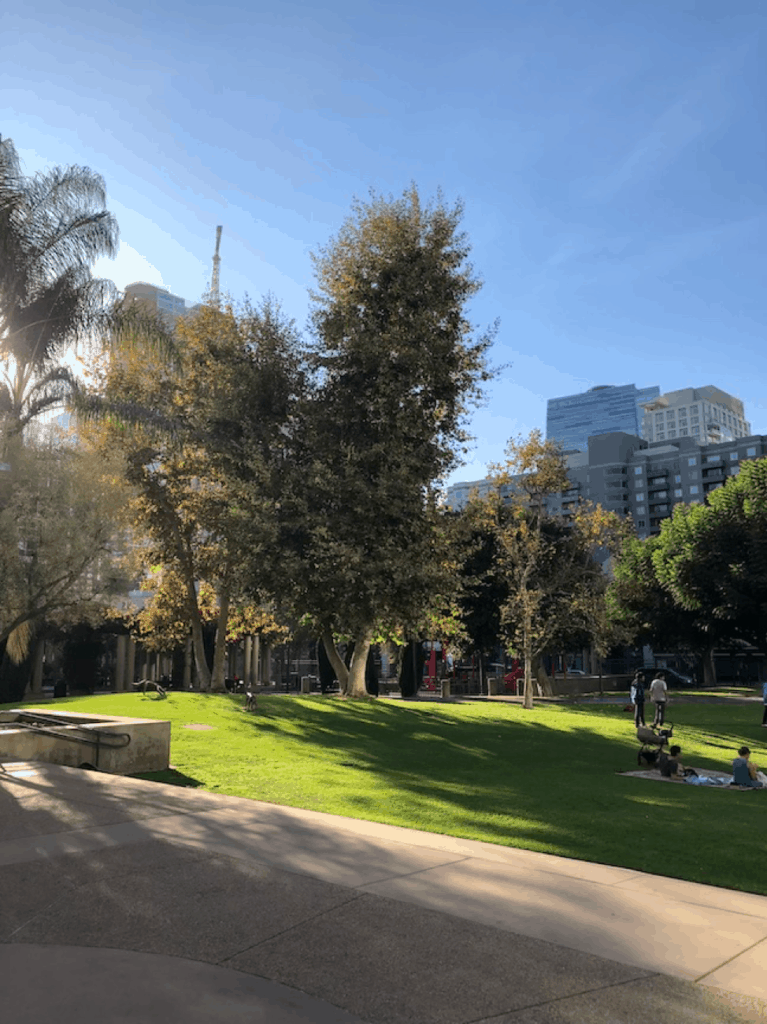 Grand Hope Park in Downtown Los Angeles