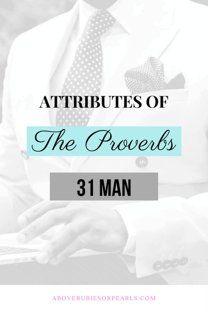 Proverbs 31 Man