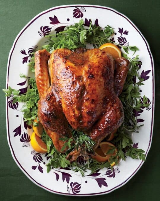 Thanksgiving Turkey on a platter