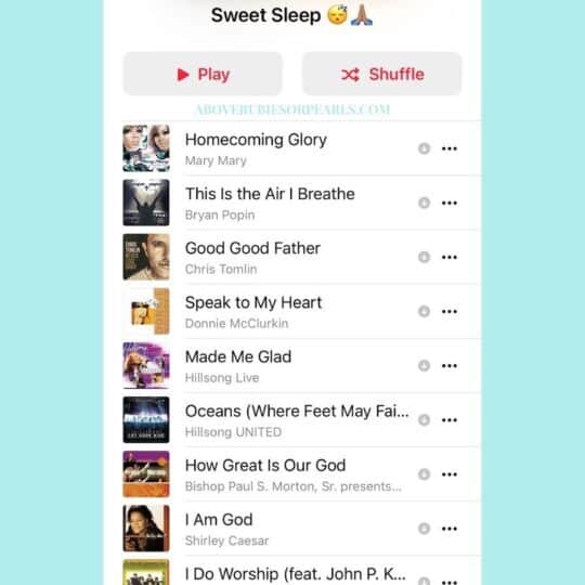 Sweet Sleep Playlist: Proverbs 31 Woman Essentials