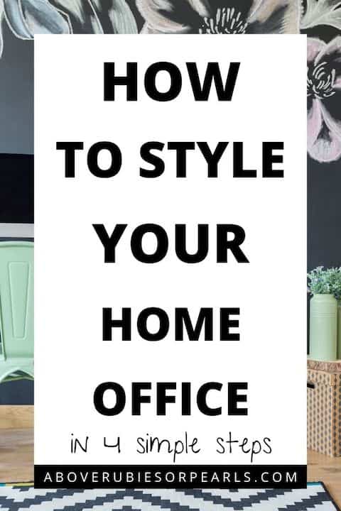 use colors to style your home office